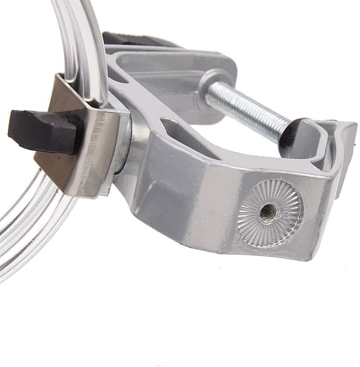 Robuste Halterung für Angelruten aus Aluminiumlegierung, verstellbare Klemme, Angelzubehör (Aluminiu