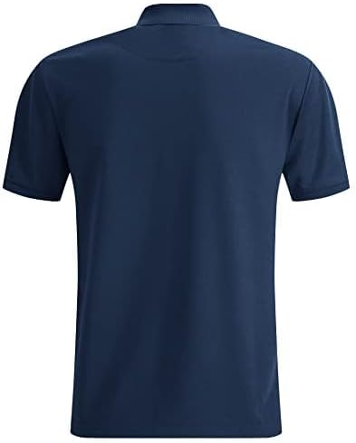 JACKETOWN Polo Shirts Herren Kurzarm Tshirt Schnelltrocknend Casual Shirt Outdoor Atmungsaktives Pol