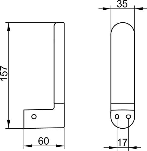 Keuco 11663010000 Elegance New Toilettenpapier-Ersatzrollenhalter, chrom