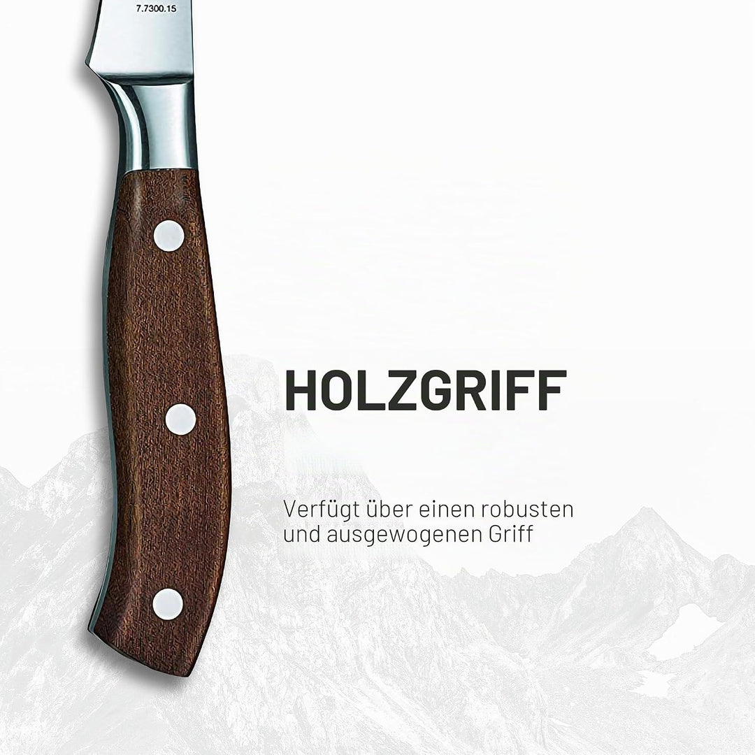 Victorinox, Grand Maître, Profi Ausbeinmesser, Extra Scharfe Klinge, gerader Schliff, 15 cm, Edler H