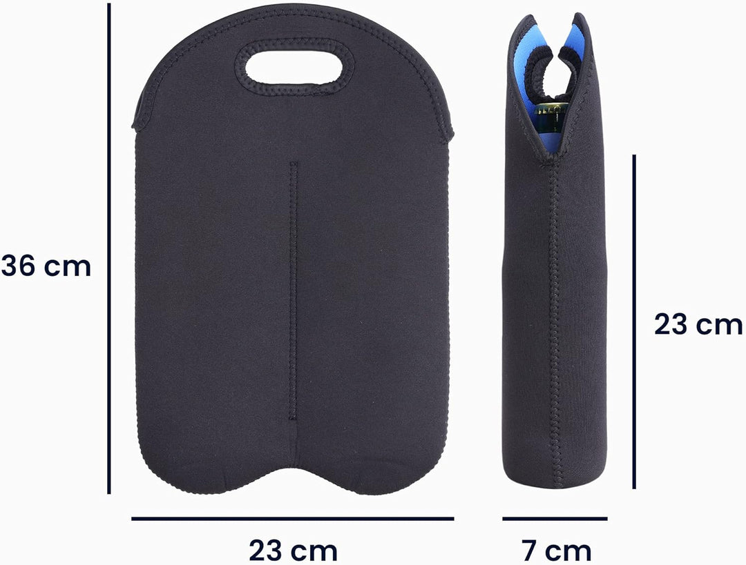 kwmobile 2in1 Flaschenkühler 500ml - für Bier und andere Getränke - Kühler aus isoliertem Neopren -