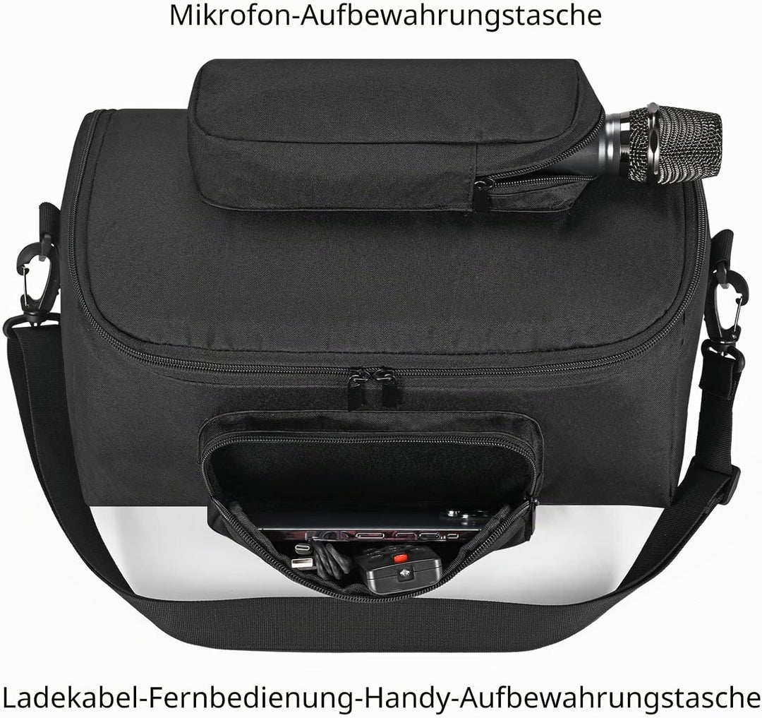 Hzycwgone Tasche Hülle Tragetasche für W-King T9-2 80W Tragbarer Kabelloser Lautsprecher Box Musikbo
