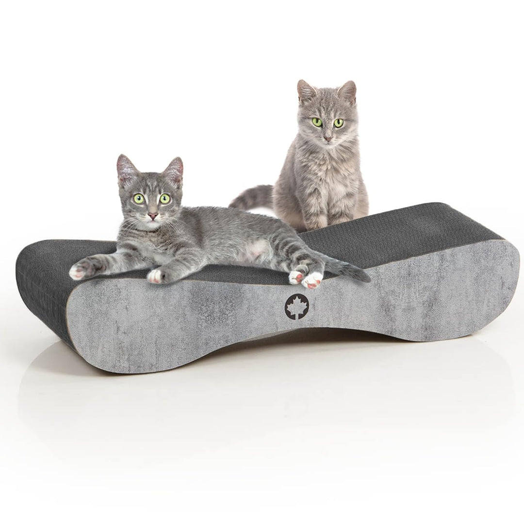 CanadianCat Company | Kratzbrett Satellite 2.0 - Black Edition - betonoptik - Kratzpappe in schwarz
