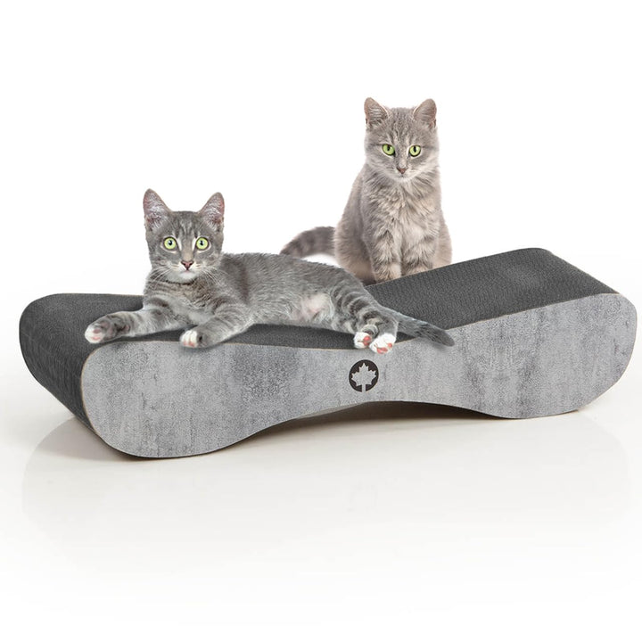 CanadianCat Company | Kratzbrett Satellite 2.0 - Black Edition - betonoptik - Kratzpappe in schwarz