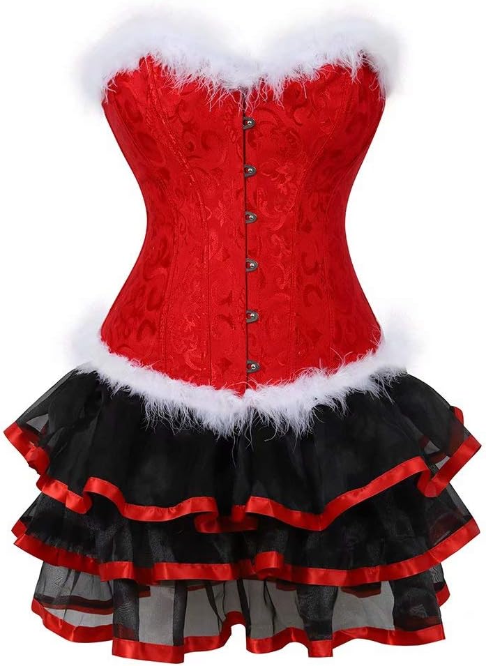 Jutrisujo korsett Weissnachten alter Mann corsage bustier Vollbrust korsagen Damen Grosse Grösse top
