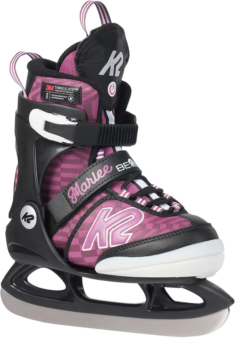 K2 Mädchen Marlee Beam Schlittschuhe S (EU: 29 - 34 / UK: 10 - 1 / cm: 17 - 20.5 black - purple, S (