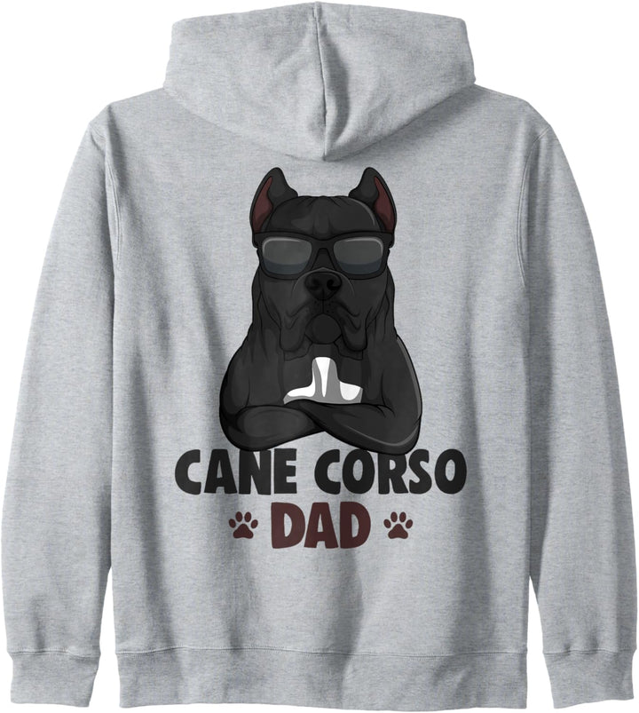 Cane Corso Hunde Papa Kapuzenjacke