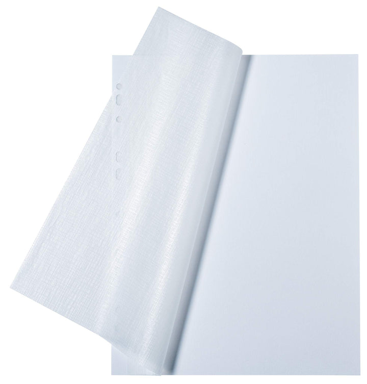 HERMA 7569 Fotokarton weiss, 250 Stück, 23 x 29,7 cm, 220 g/m², Tonkarton zum Abheften mit Pergamin