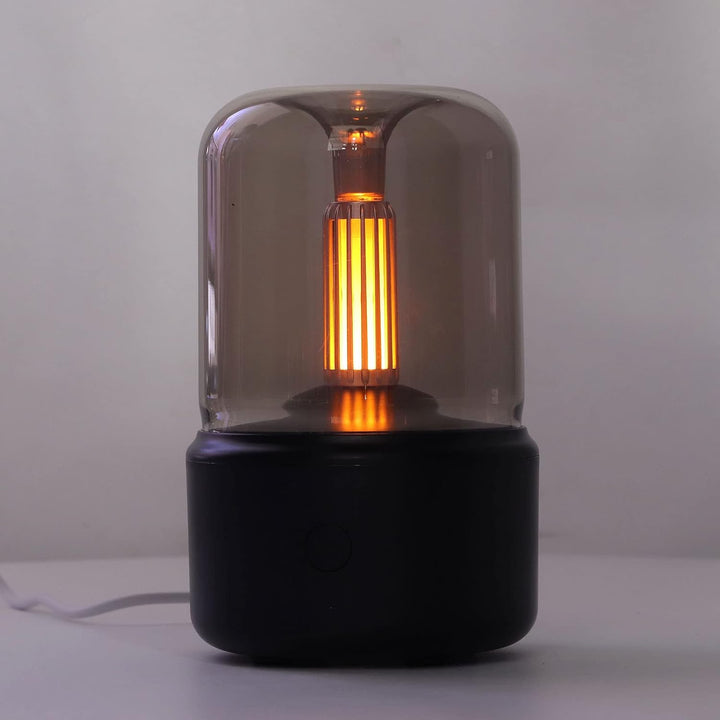 Tragbarer Luftbefeuchter, 120 ml, Aroma-Luftbefeuchter mit Kerzen, Diffusor ätherische Öle, USB, tra