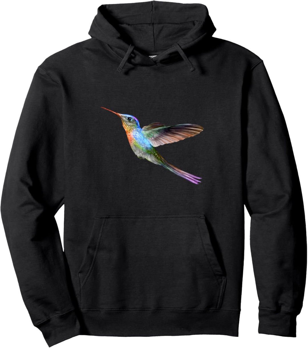 Wasserfarben buntes Kolibri Aquarell Geschenk Pullover Hoodie