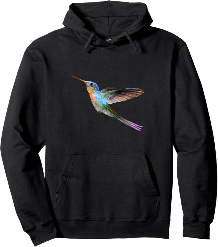 Wasserfarben buntes Kolibri Aquarell Geschenk Pullover Hoodie