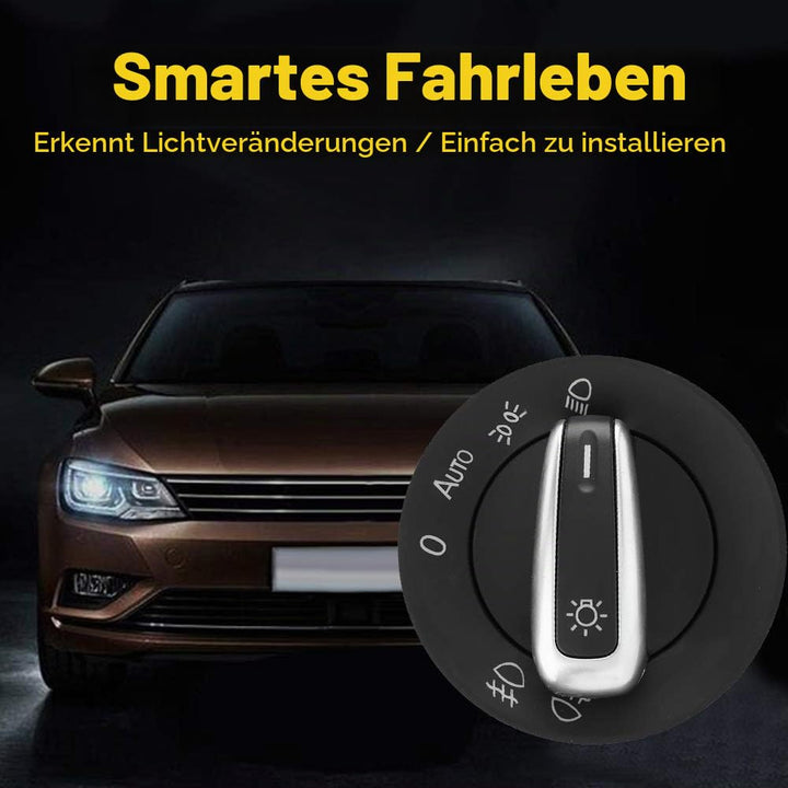 Keenso Auto Lichtschalter Modul, Auto Scheinwerferschalter Lichtschalter mit Lichtsensor Scheinwerfe