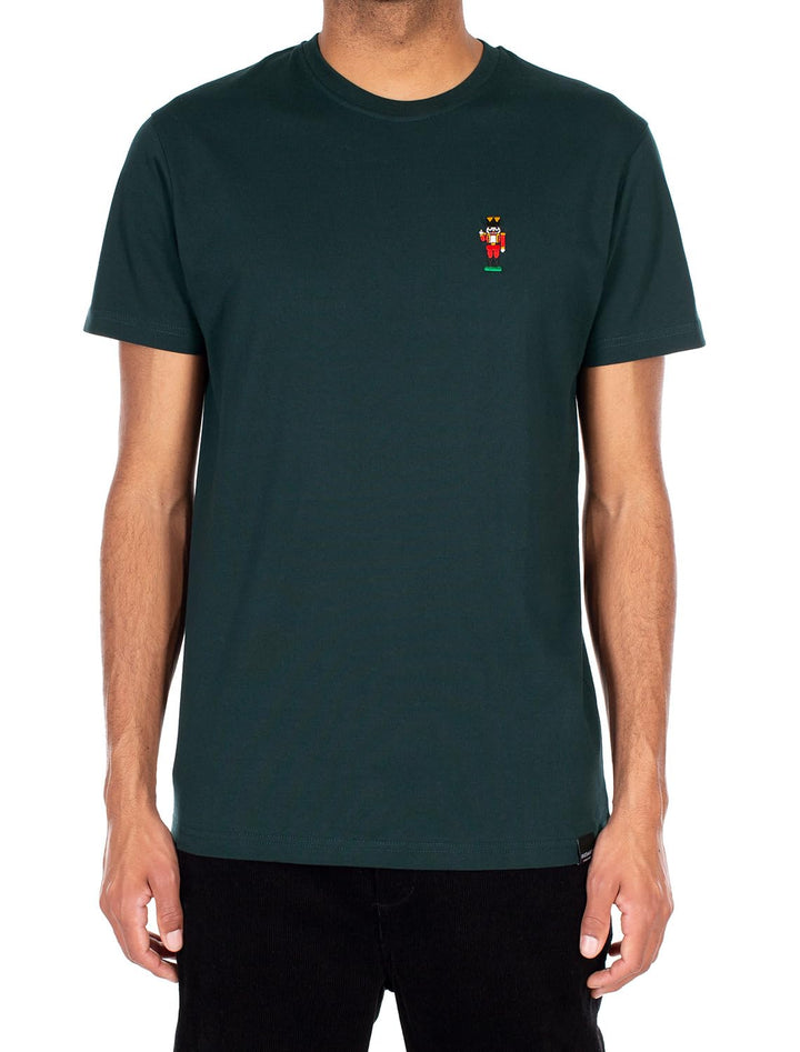IRIEDAILY T-Shirt Nutcrax Emb, Bio-Baumwolle M Nightforest, M Nightforest