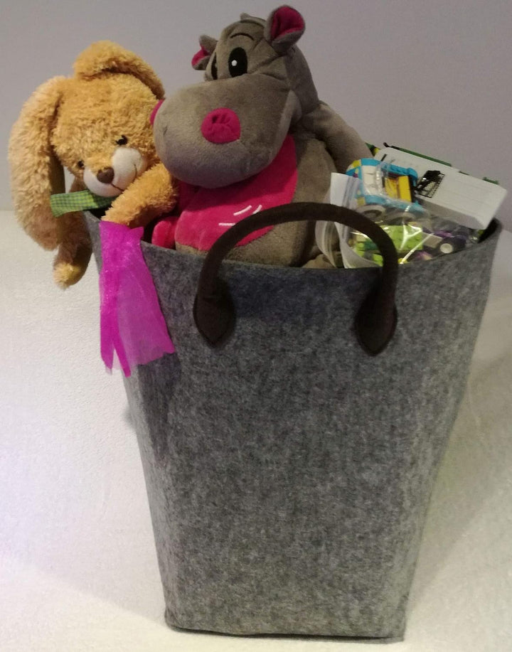 LaFiore24 Filztasche Einkaufstasche Spielzeug Aufbewahrung Allzwecktasche Jumbo Grösse ca. 55 x 36 x