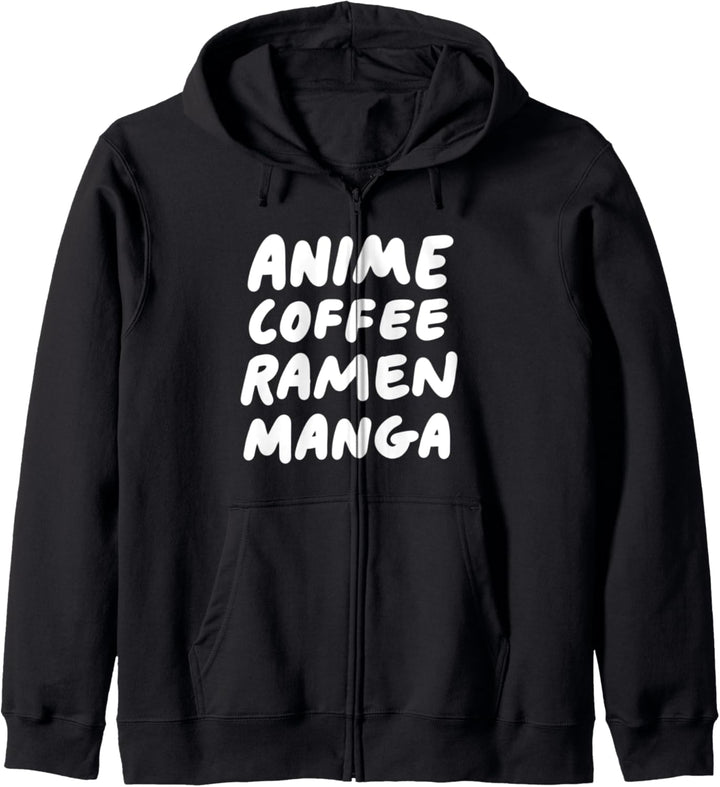 Anime Kaffee Ramen Manga Kawaii Japanische Animation Kapuzenjacke