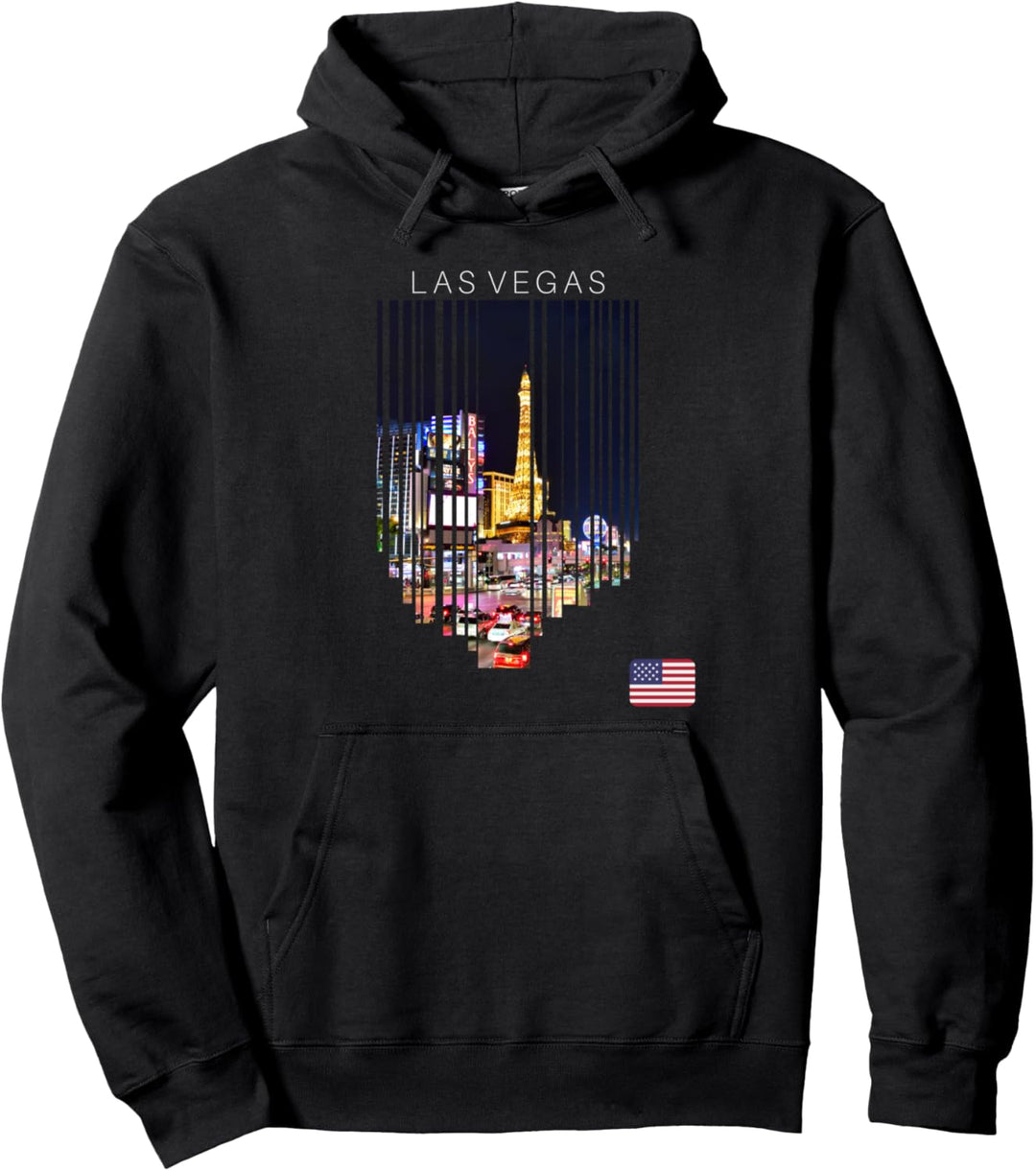 Las Vegas USA Flagge Pullover Hoodie