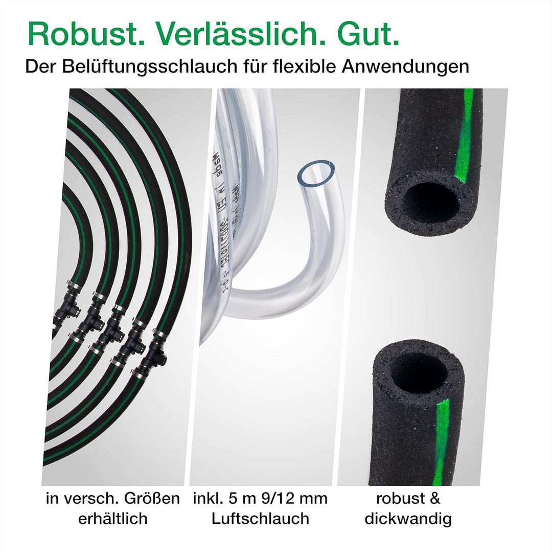Wagner Green Japan Belüfterring Koi Teich Belüftung Sauerstoff, japanischer Ausströmer für den Koite