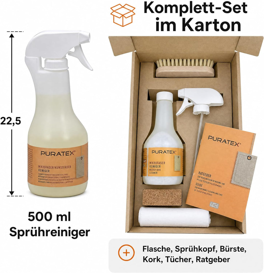 PURATEX Mikrofaser Reinigungs-Set, 500 ml