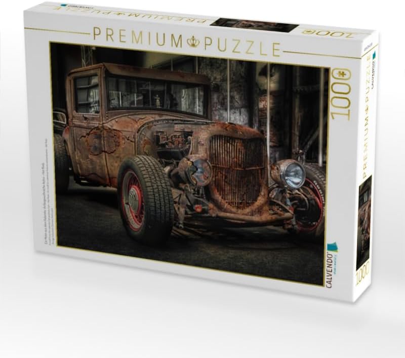 CALVENDO Puzzle Aussergewöhnliche Autos - Hot Rods 1000 Teile Lege-Grösse 64 x 48 cm Foto-Puzzle Bil
