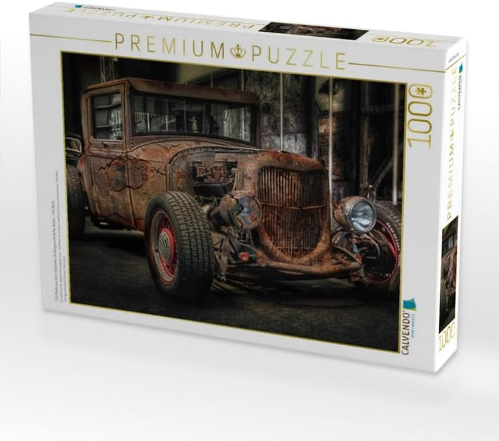 CALVENDO Puzzle Aussergewöhnliche Autos - Hot Rods 1000 Teile Lege-Grösse 64 x 48 cm Foto-Puzzle Bil