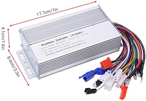 Alomejor Elektrofahrrad Brushless Controller, E-Bike Speed Motor Controller für Elektrische Skateb