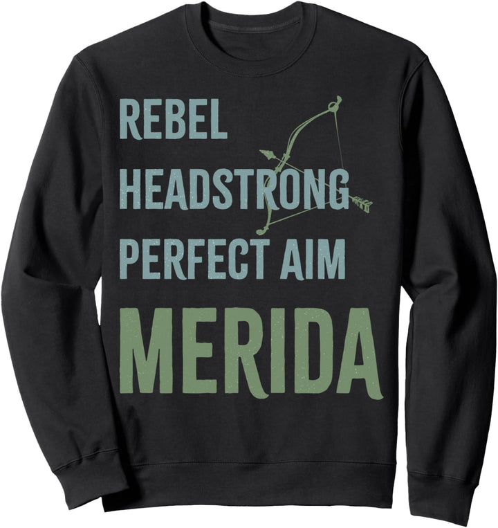 Disney Princess Rebel Headstrong Perfect Aim Merida Sweatshirt