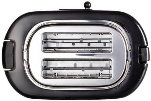 Ariete 159 Toastime Toaster 2 Scheiben mit Zange mit Auftau- und Aufwärmfunktion, 700 W, Edelstahl,