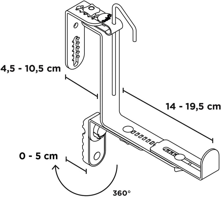 Geli Blumenkastenhalter 'Spezial Universal', beton