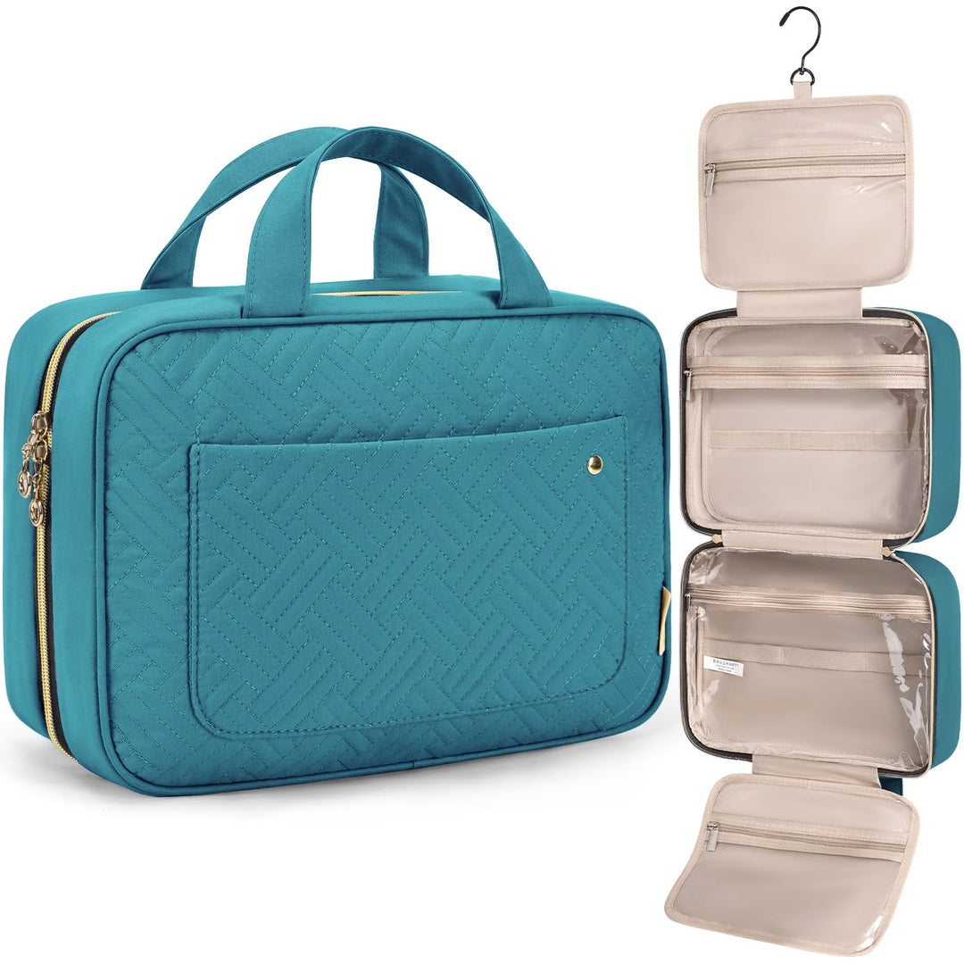 BAGSMART Kulturbeutel kulturtasche Damen, Kulturtasche zum Aufhängen, Toiletry Bag Kosmetiktasche Re