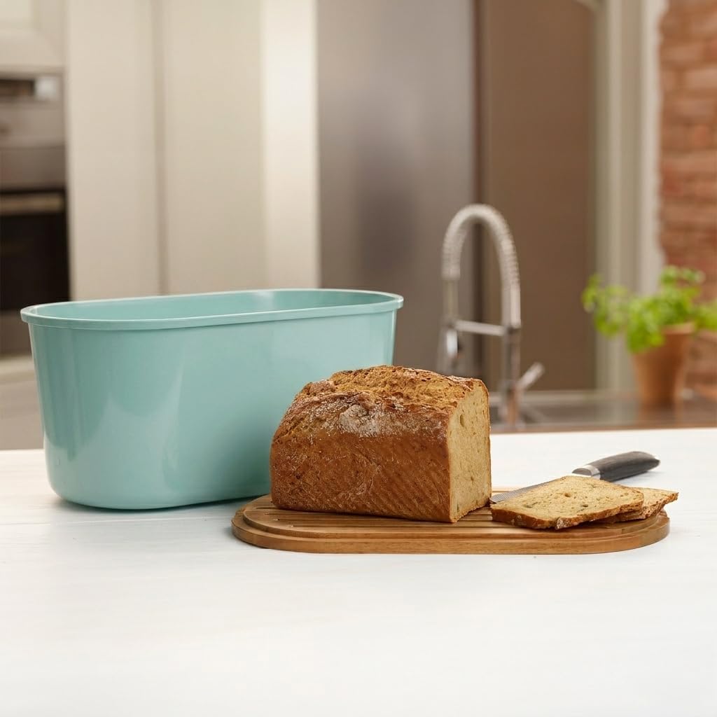 ECHTWERK Brotkasten “FRESH“, Brotbox, Brotaufbewahrung, Platzsparende Aufbewahrungsbox, Brotkorb mit