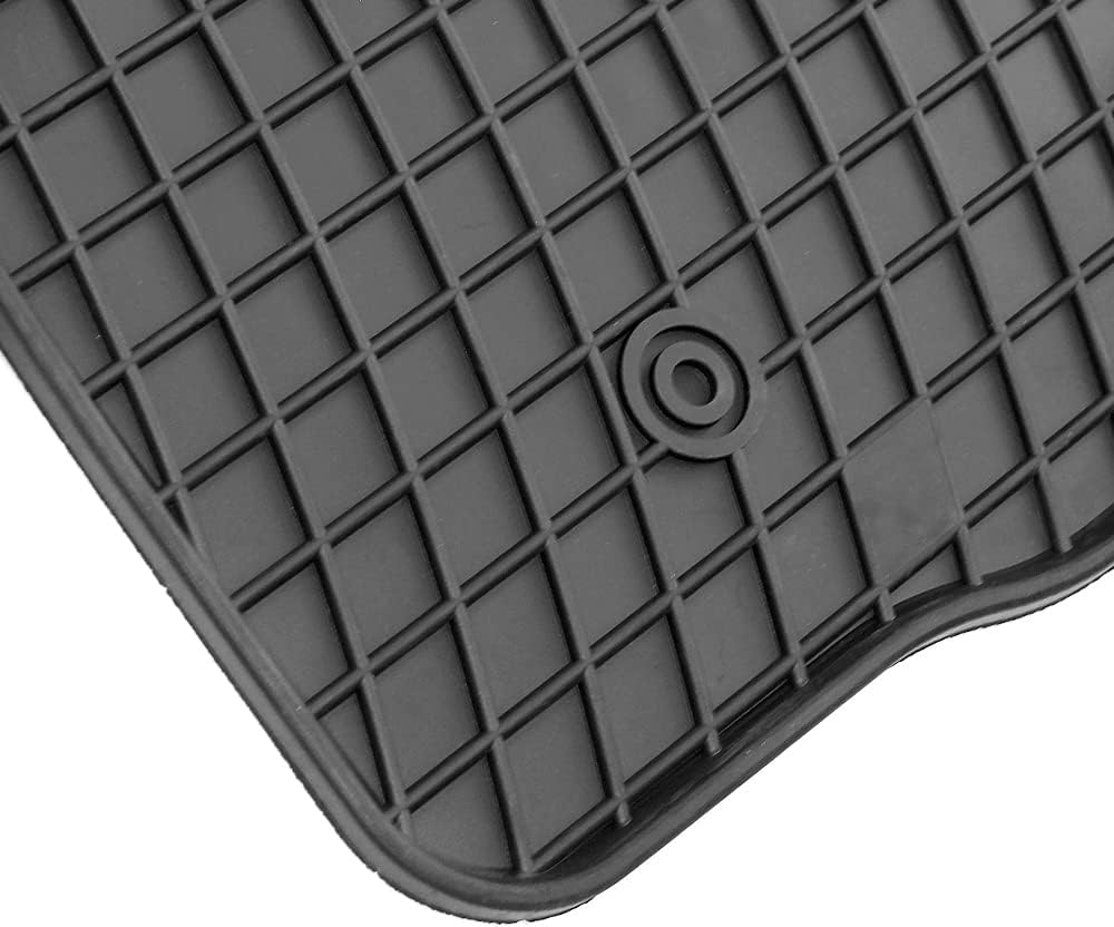 Bär-AfC FO62069 Gummimatten Auto Fussmatten Schwarz, Erhöhter Rand, Set 4-teilig, Passgenau für Ford