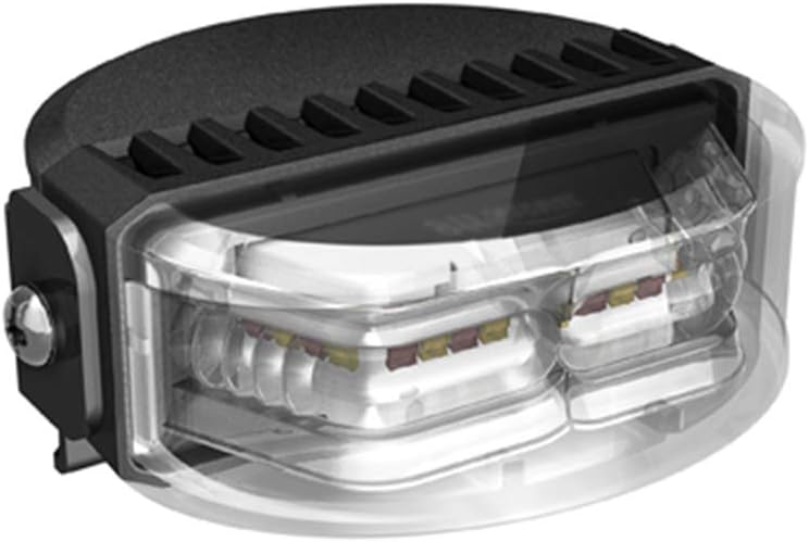 LED-MARTIN X180 Blitzmodul - 180° Abstrahlung - blau/gelb zweifarbig - versch. Haltersätze