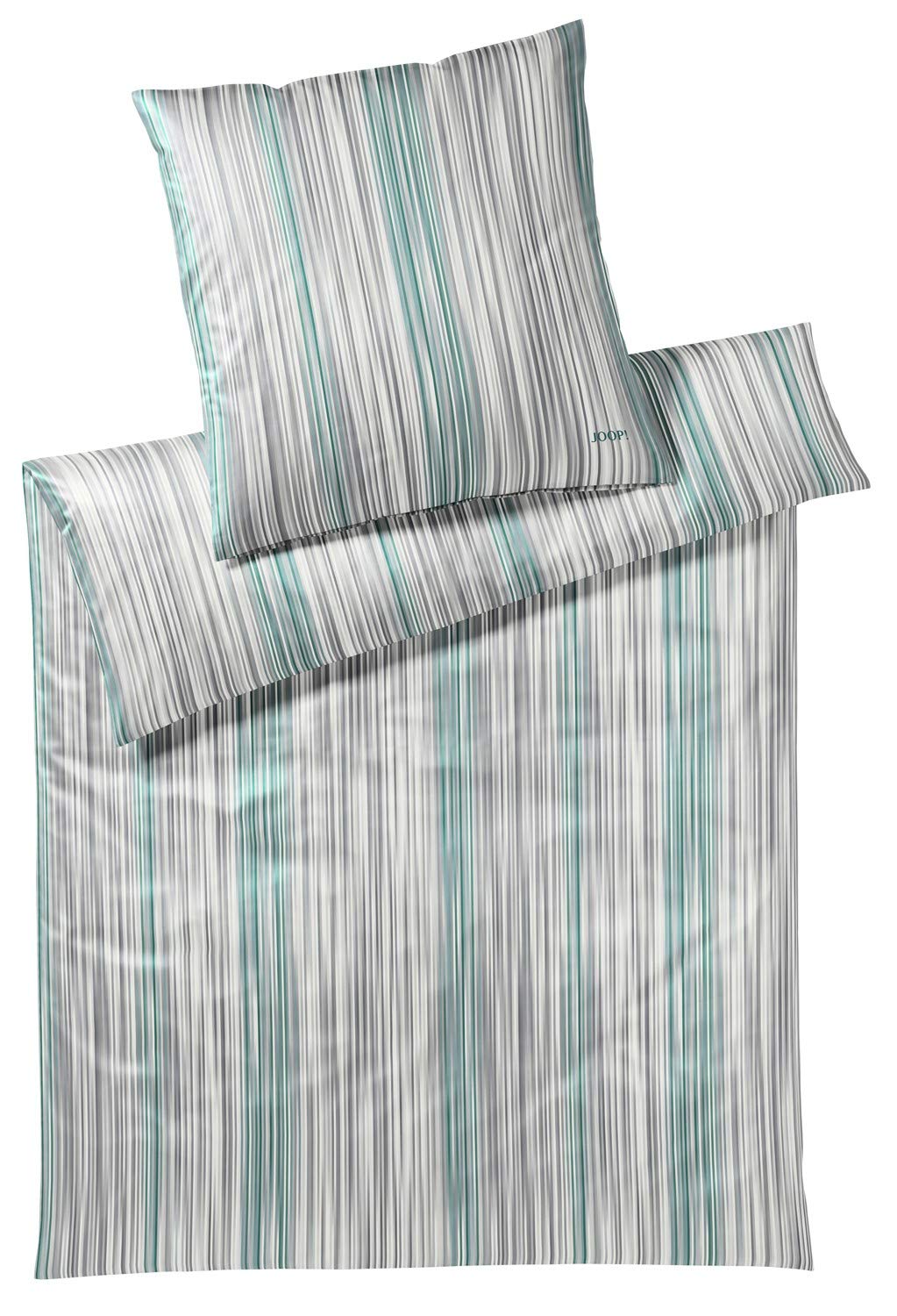 Joop! Bettwäsche Pinstripe jade 1 Bettbezug 200 x 200 cm + 2 Kissenbezüge 80 x 80 cm, 1 Bettbezug 20