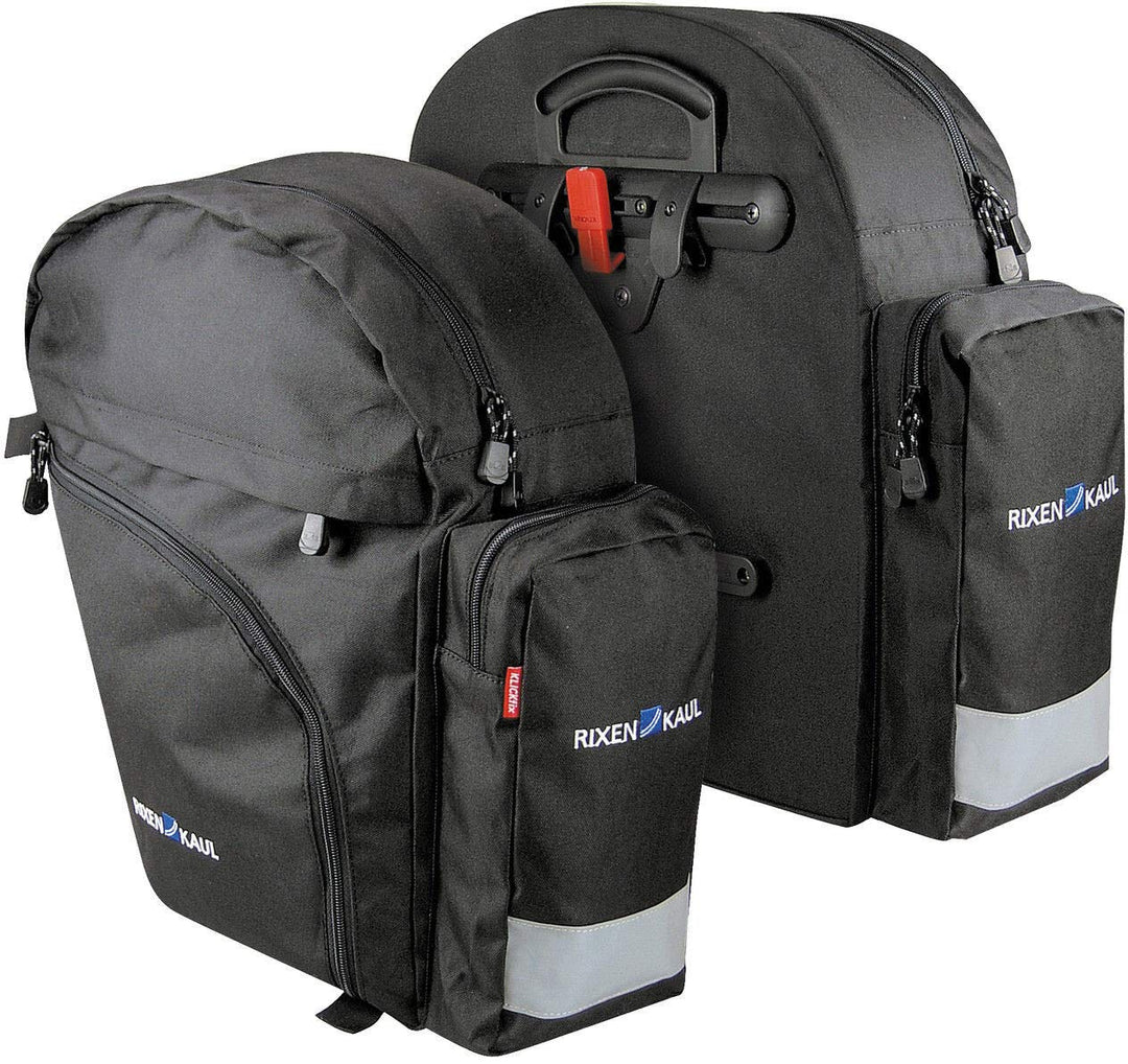 KLICKfix Fahrradtasche Backpack, schwarz, M, 0282S