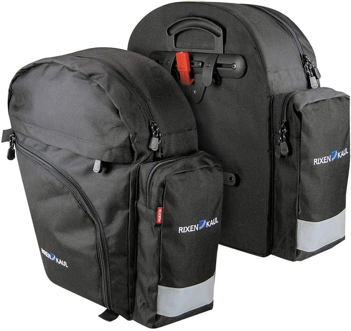 KLICKfix Fahrradtasche Backpack, schwarz, M, 0282S