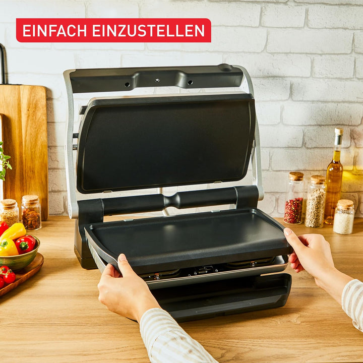 Tefal Plancha-Platten XL, kompatibel mit OptiGrill+ XL, für empfindliche Zutaten, antihaftbeschichte
