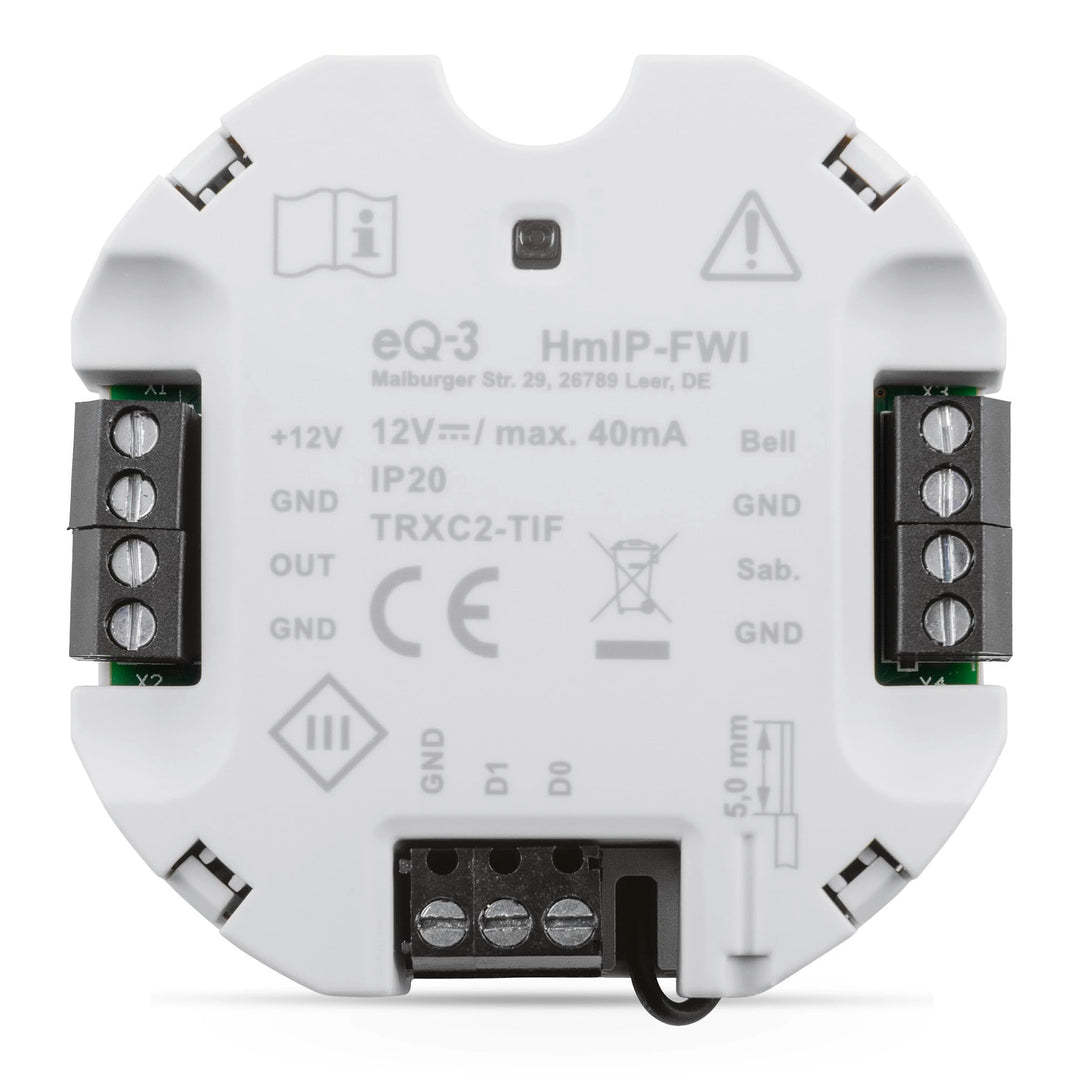 Homematic IP Smart Home Wiegand-Schnittstelle, damit kann EIN Wiegand-fähiges Endgerät, wie EIN Code