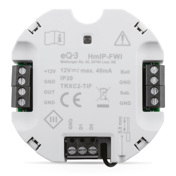 Homematic IP Smart Home Wiegand-Schnittstelle, damit kann EIN Wiegand-fähiges Endgerät, wie EIN Code
