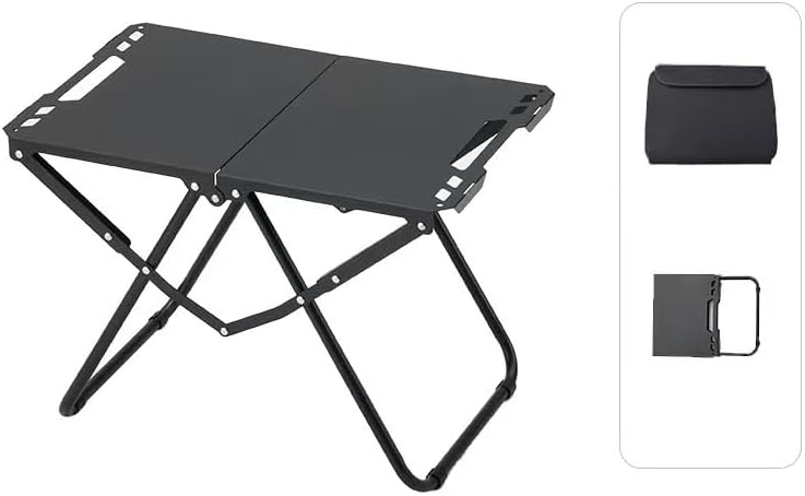 Campingtisch, Leichter Aluminiumlegierungs-klappbarer Klapptisch, Kleiner Campingtisch für Outdoor-P