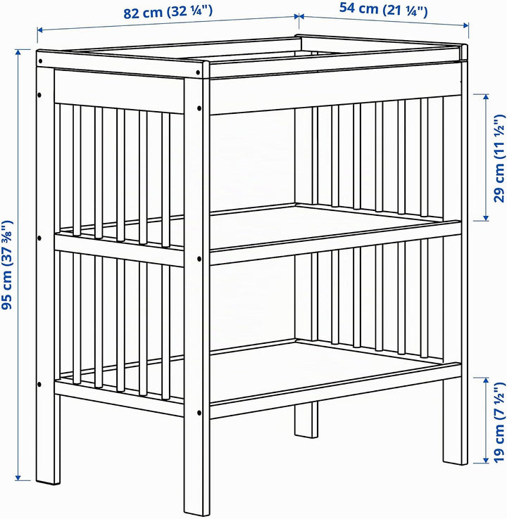 IKEA Gulliver Wickeltisch, Weiss