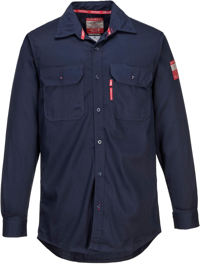 Portwest Bizflame 88/12 Hemd, Grösse: XXXL, Farbe: Marine, FR89NARXXXL Navy 3XL, Navy 3XL