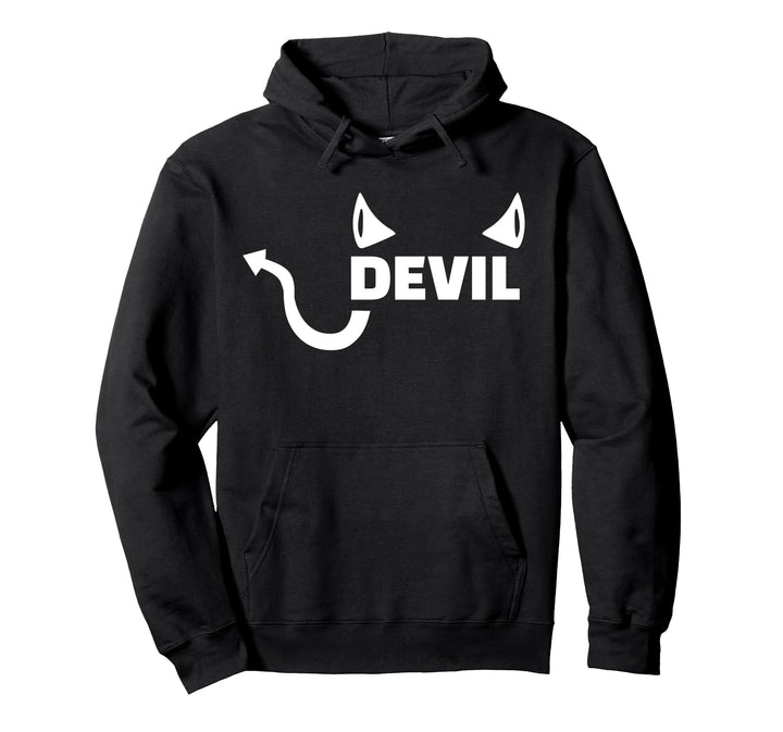 Teufel mit Hörnern Pullover Hoodie