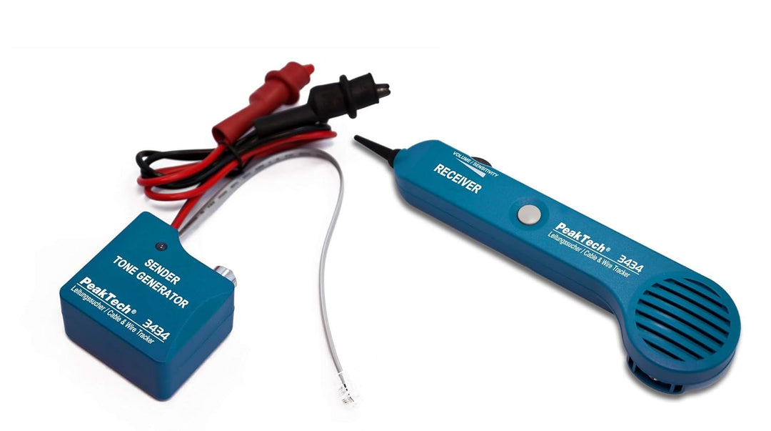 PeakTech 3365 – LAN Tester & Digital Multimeter, Netzwerkprüfgerät - 600 V P 3365 & 3434 – Leitungss