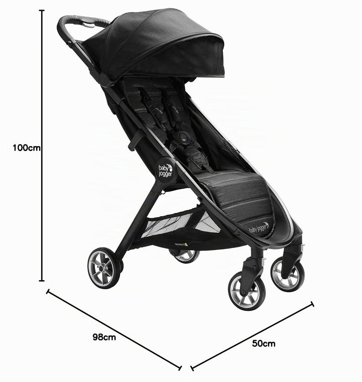 Baby Jogger City Tour 2 Reisebuggy | Kleiner, leichter und kompakter Buggy mit Einhandfalt | Pitch B