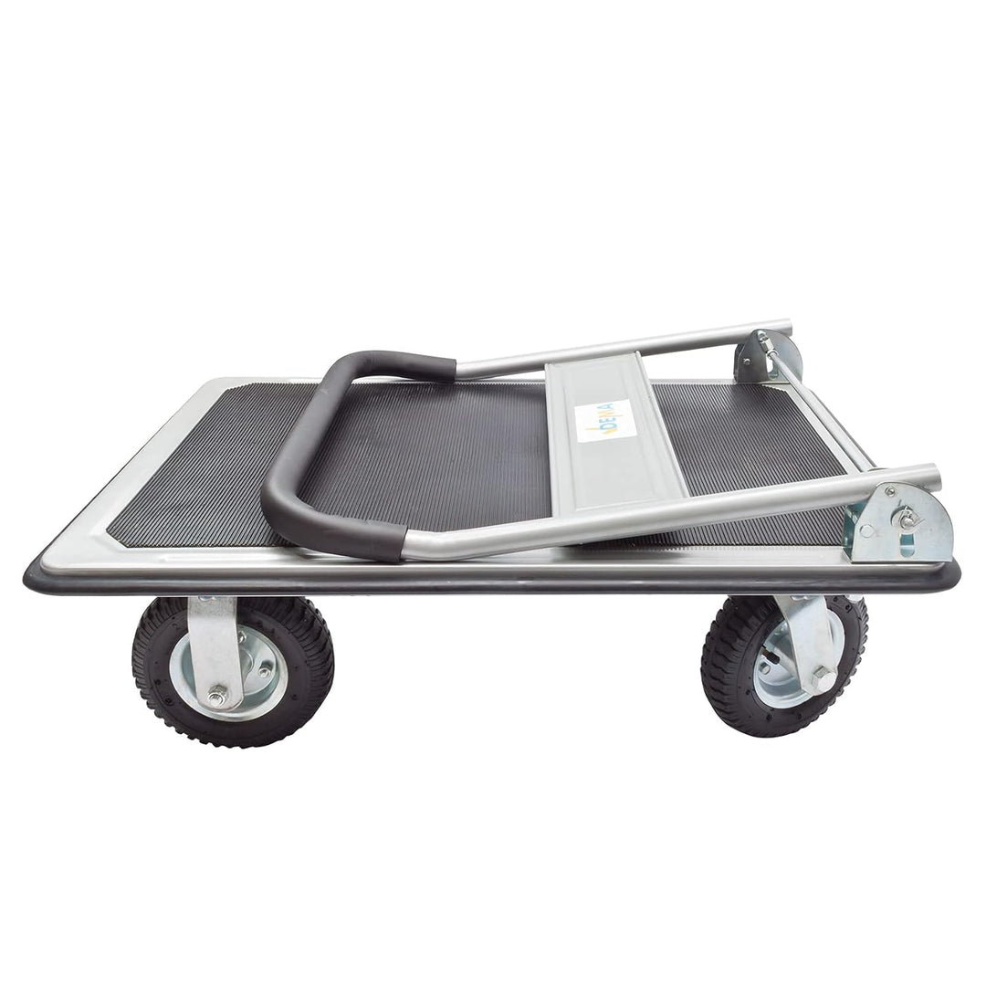 DEMA Plattformwagen 300kg – Transportwagen, Handwagen, Plattformtrolley – stabil, mobil, langlebig,