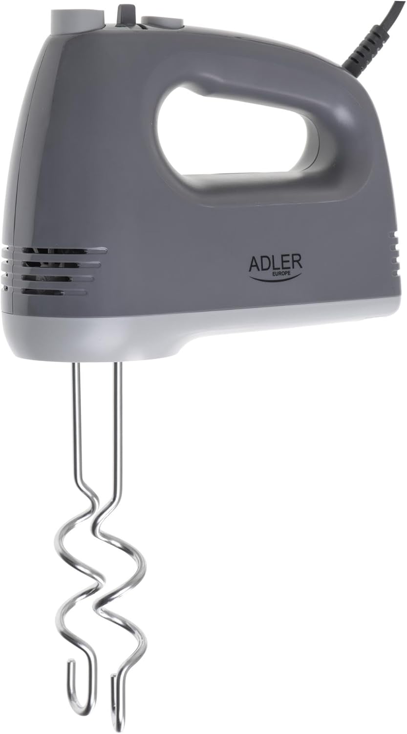 ADLER AD 4231 Stabmixer (750 Watt, 5 Geschwindigkeitsstufen und Turbo-Funktion, 21 cm Edelstahlaufsä