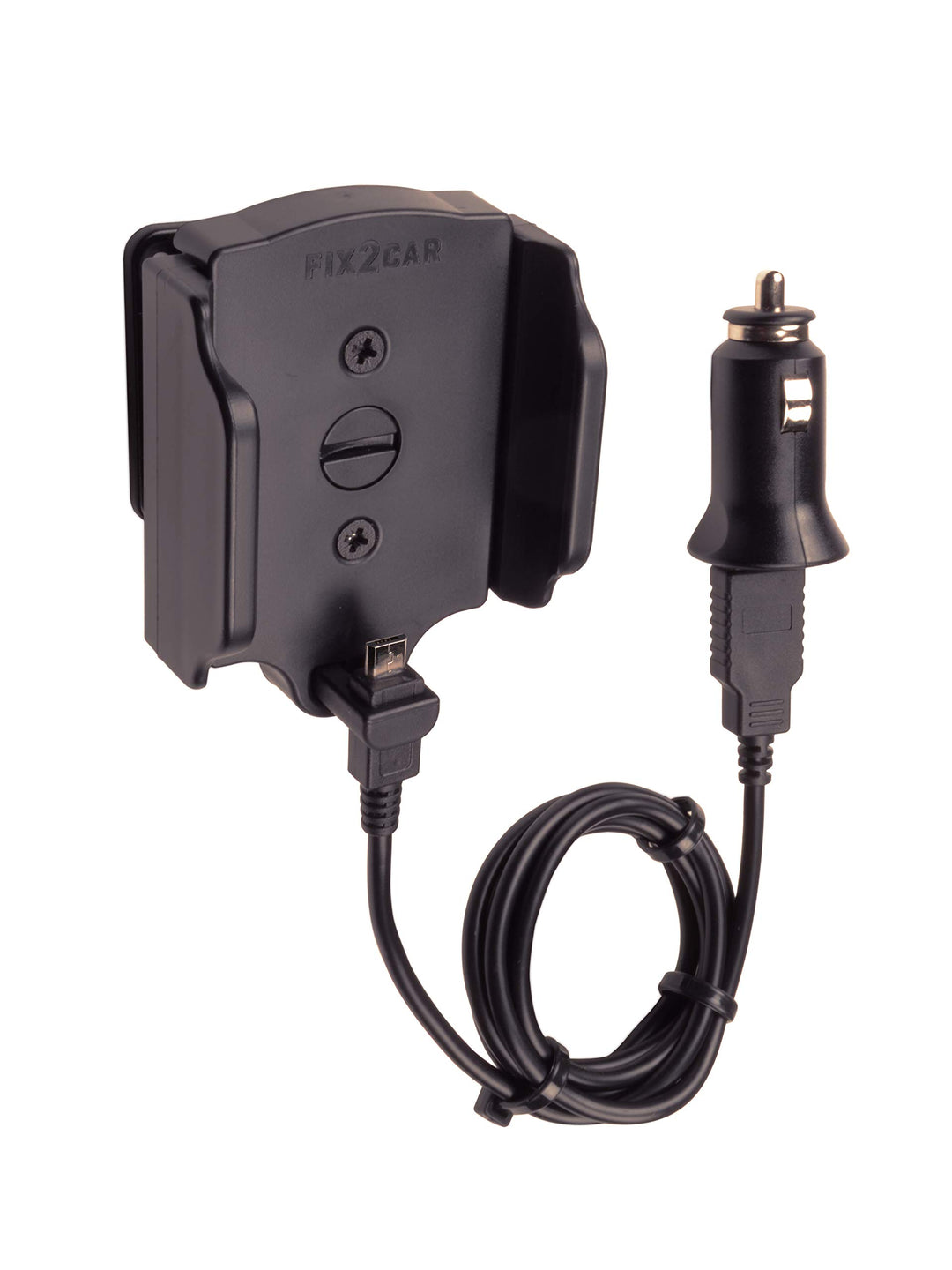 KUDA Fix2Car Universal Smartphone Ladehalter (Gerätebreite 58-95mm) mit Micro-USB Stecker, Micro-USB