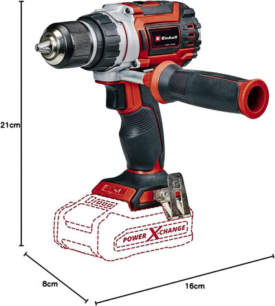 Einhell Professional Akku-Bohrschrauber TP-CD 18/60 Li BL - Solo Power X-Change (Li-Ion, 18 V, bürst