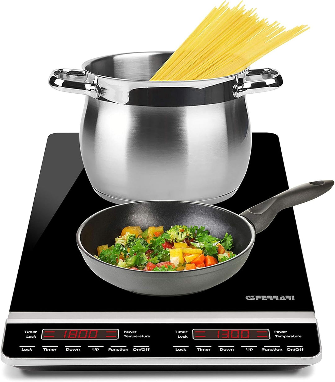 G3 Ferrari G10139 Doppelkocher, vertikal, Deep, Glas, Schwarz doppelt vertikal, doppelt vertikal