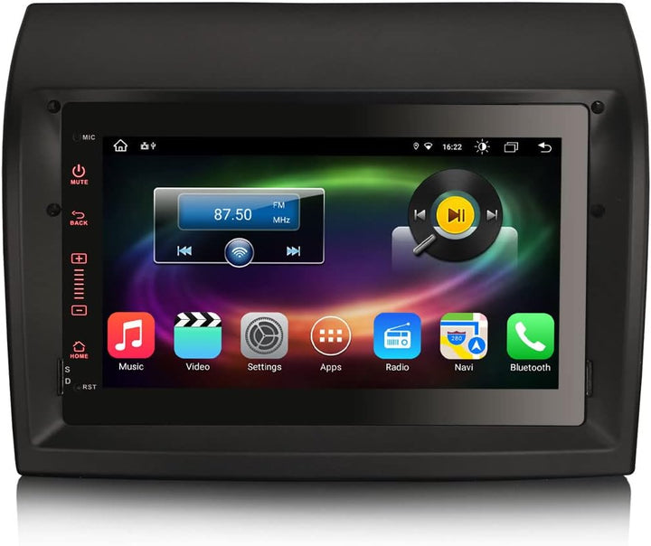 8 Kern Android 11 Autoradio Navi 7 Zoll für FIAT Ducato Citroen Jumper Peugeot Boxer Carplay Android